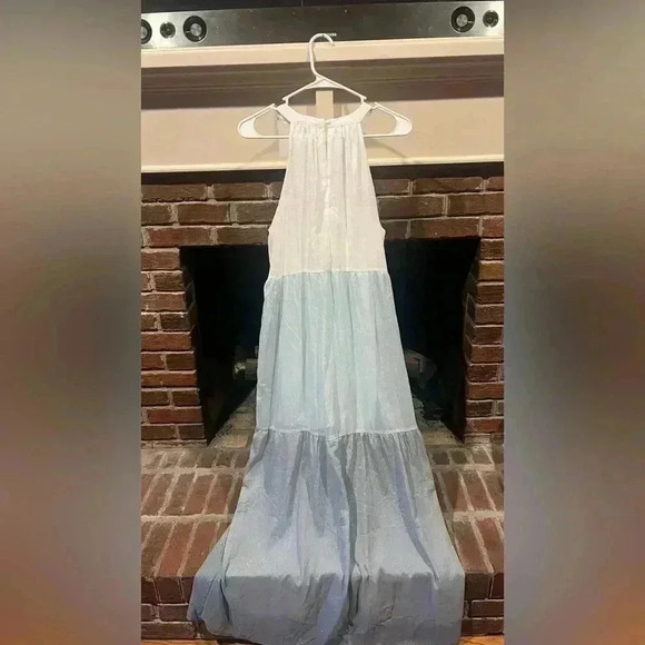 Andre by Unit Colorblock Halter Maxi Dress - Large (NWT) - Picture 7 of 11